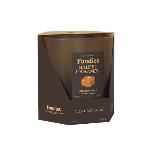 Salted & Caramel Candle - 500g - Country of Origin: Spain